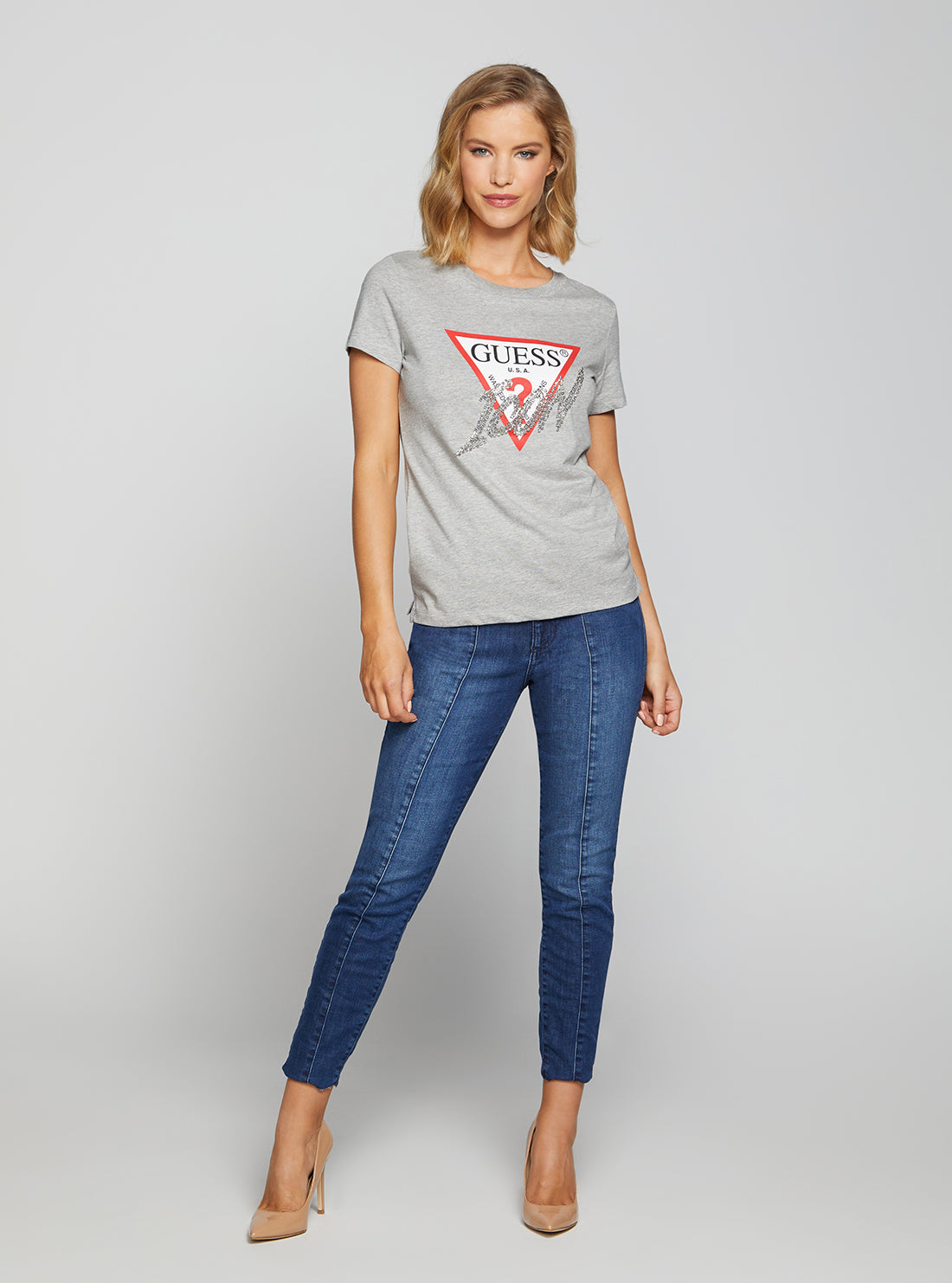 Eco Grey Icon Logo T-Shirt