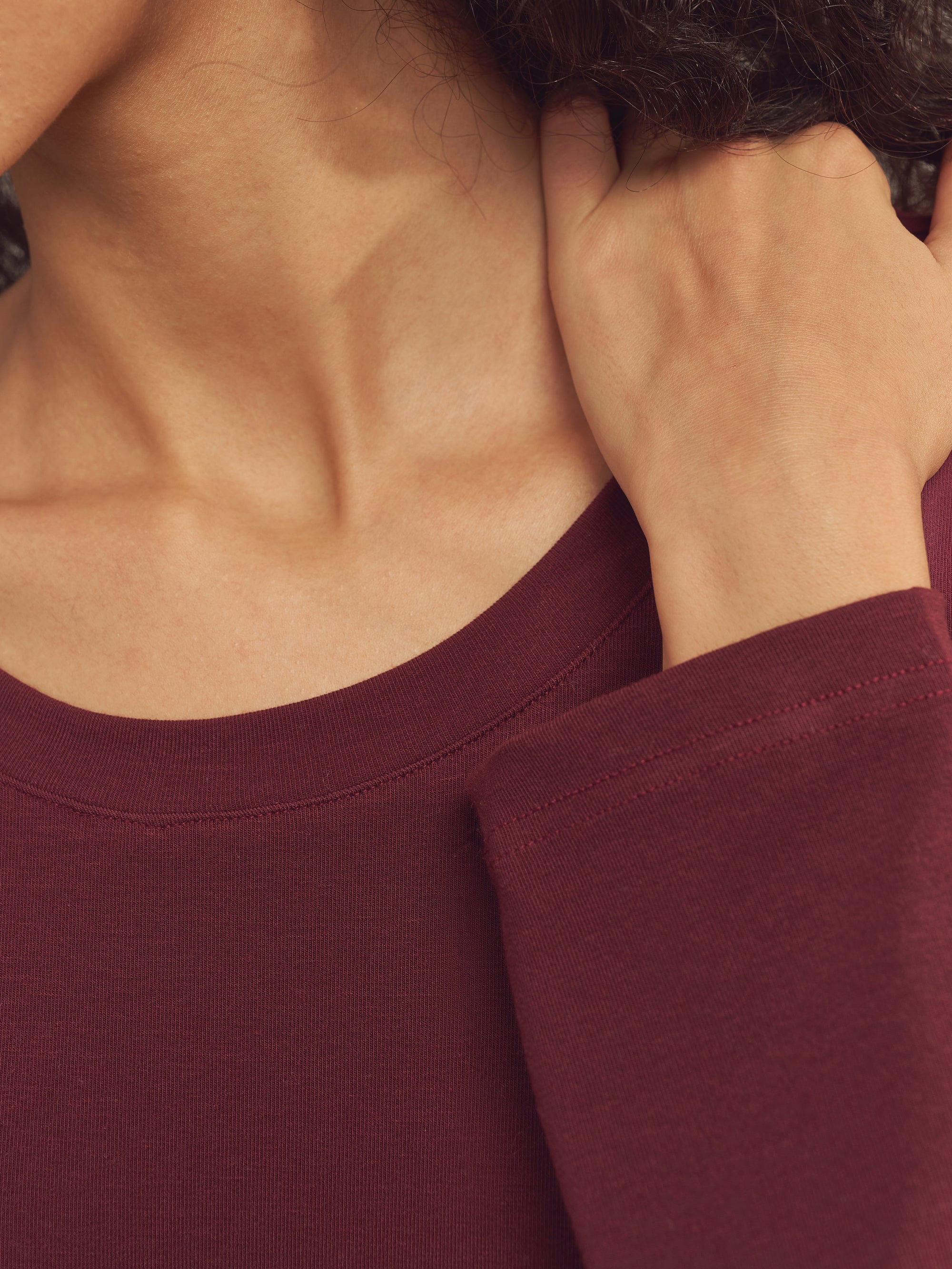 Merino Wool Waist Shirring-Detail Dress Merino Wool Waist Shirring-Detail Dress