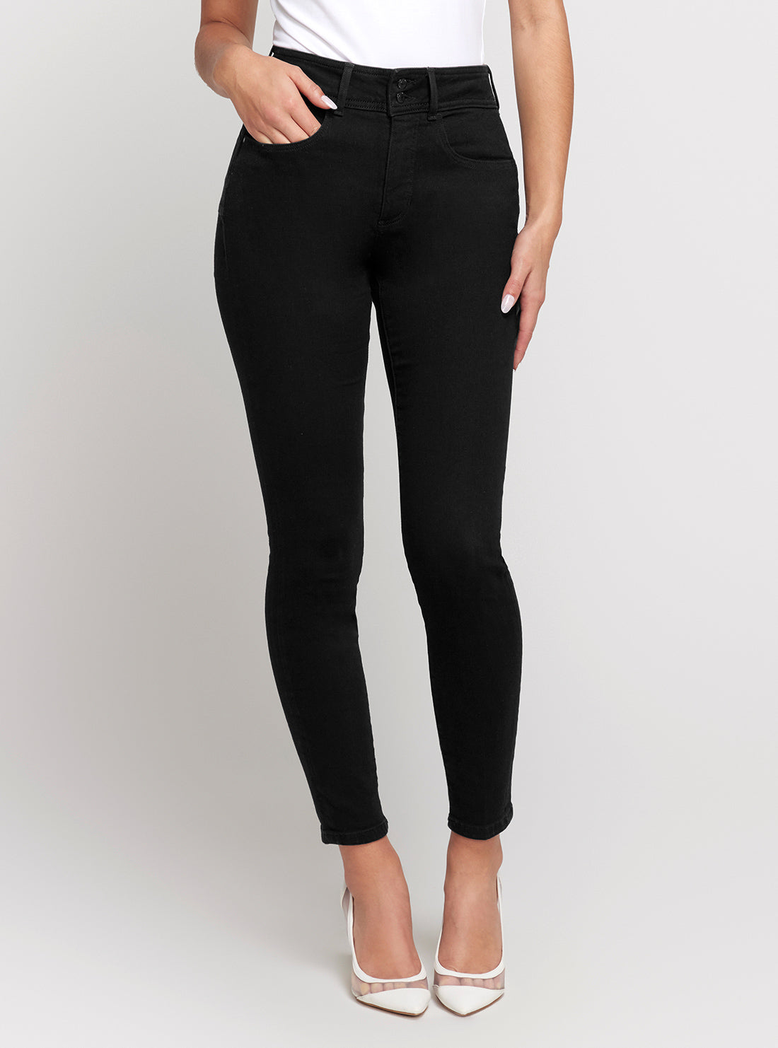 High-Rise Shape Up Denim Jeans in Carrie Black Wash High-Rise Shape Up Denim Jeans in Carrie Black Wash