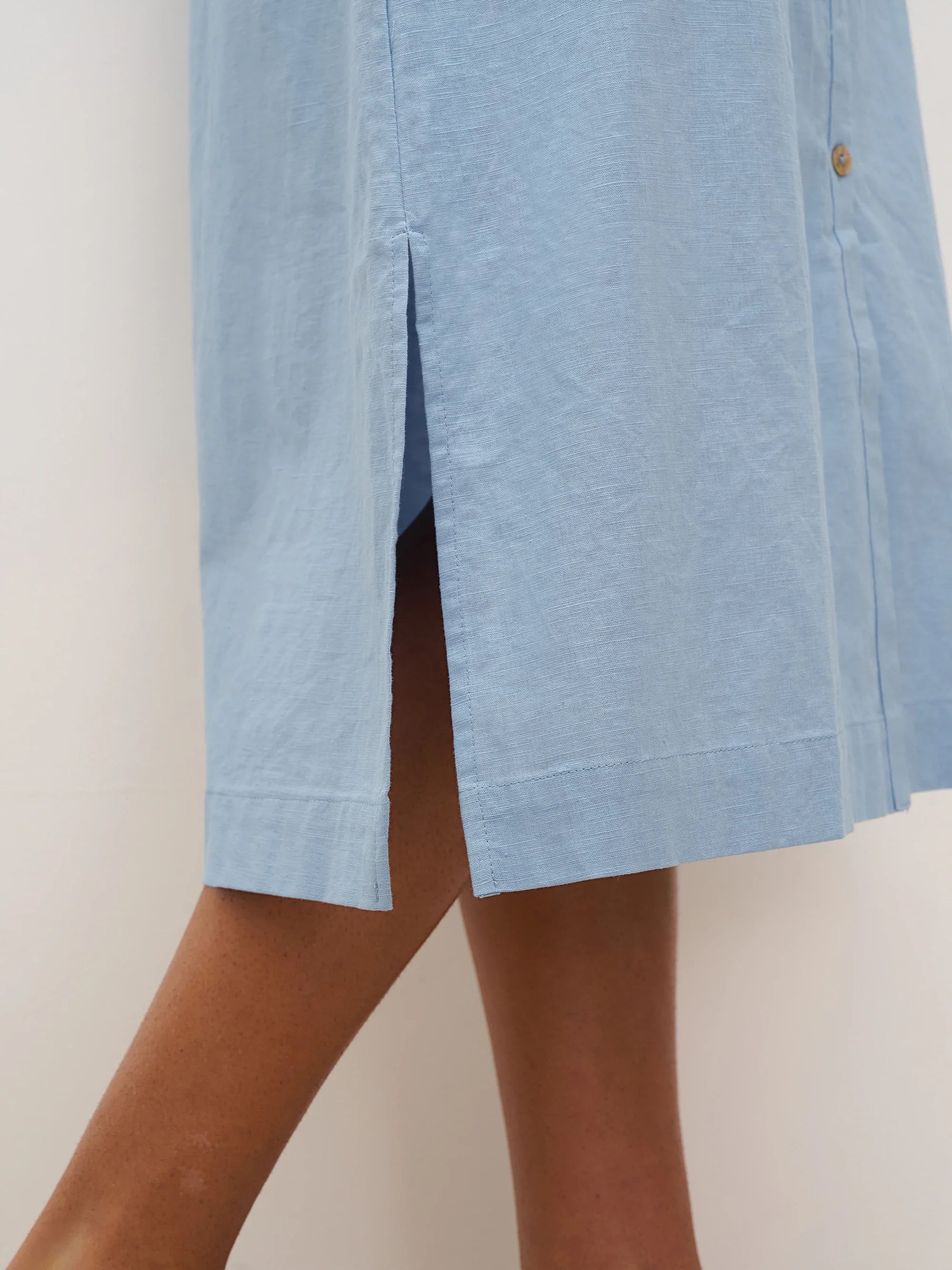 Linen Ladder Tie Simple Dress TAMARA Linen Ladder Tie Simple Dress TAMARA
