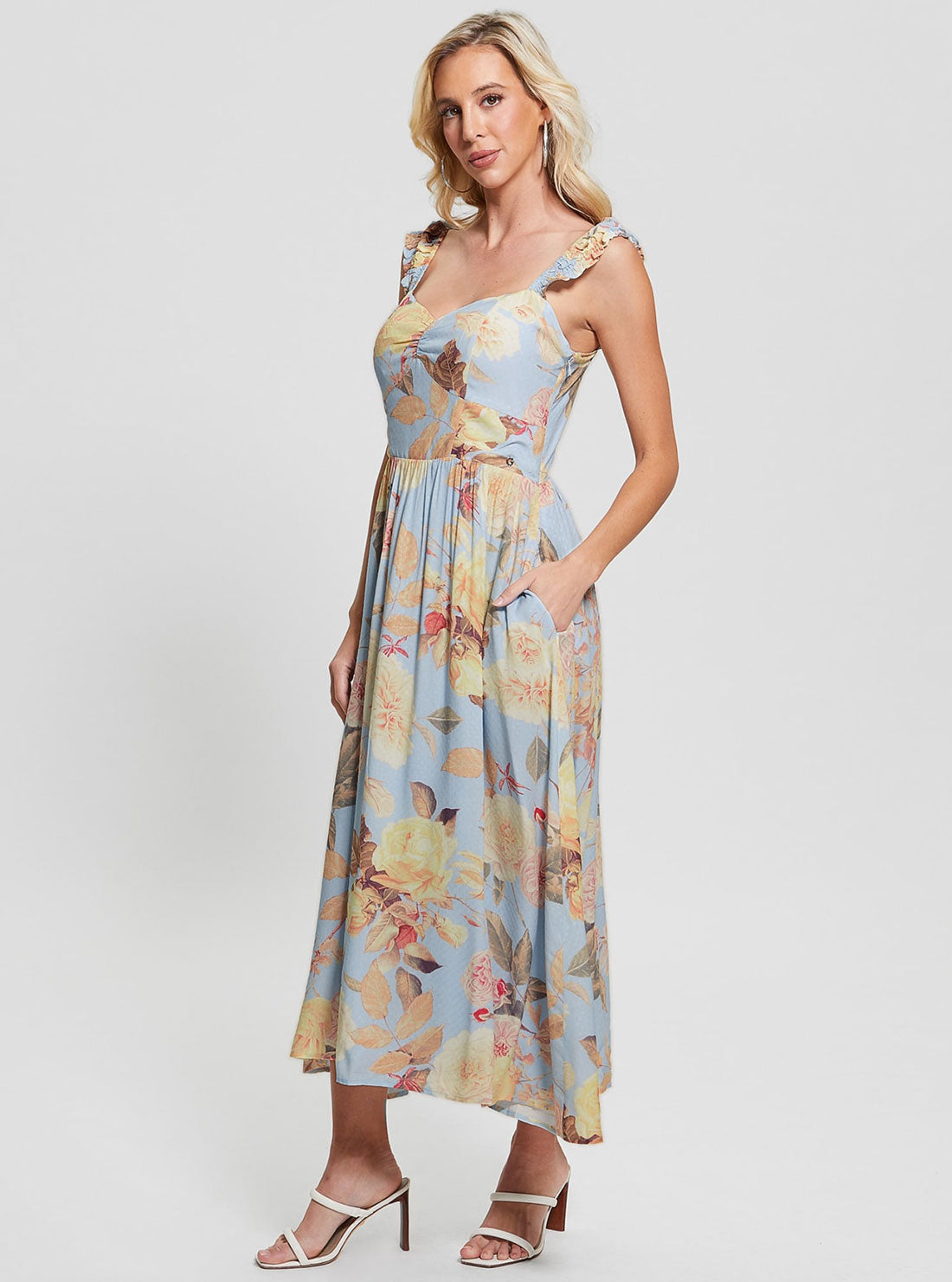 Peach Fiore Susanna Midi Dress Peach Fiore Susanna Midi Dress