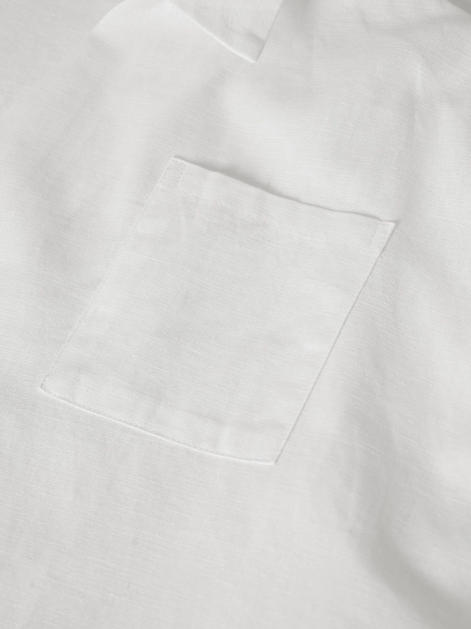 Linen Oversized Fit Pocket Shirt ELOWEN Linen Oversized Fit Pocket Shirt ELOWEN