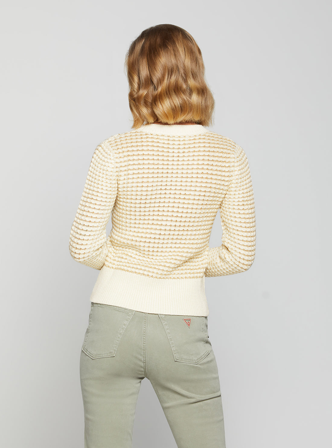 Cream Multi Georgie Knit Top Cream Multi Georgie Knit Top