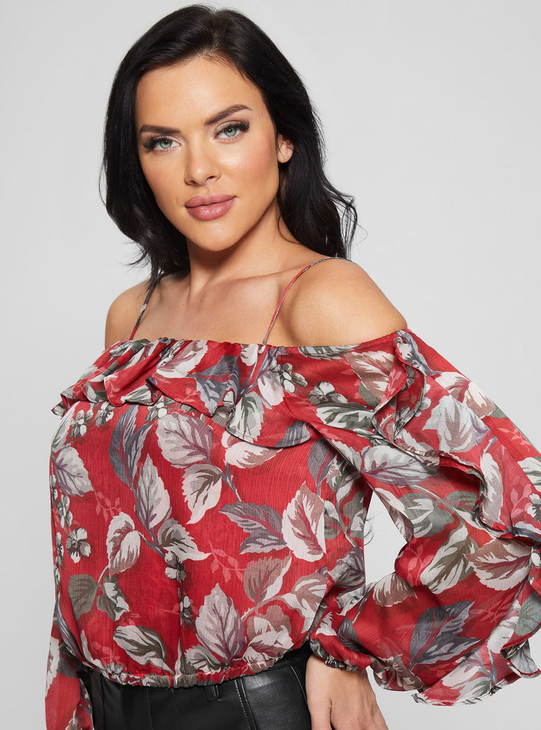 Red Floral Iggy Top Red Floral Iggy Top