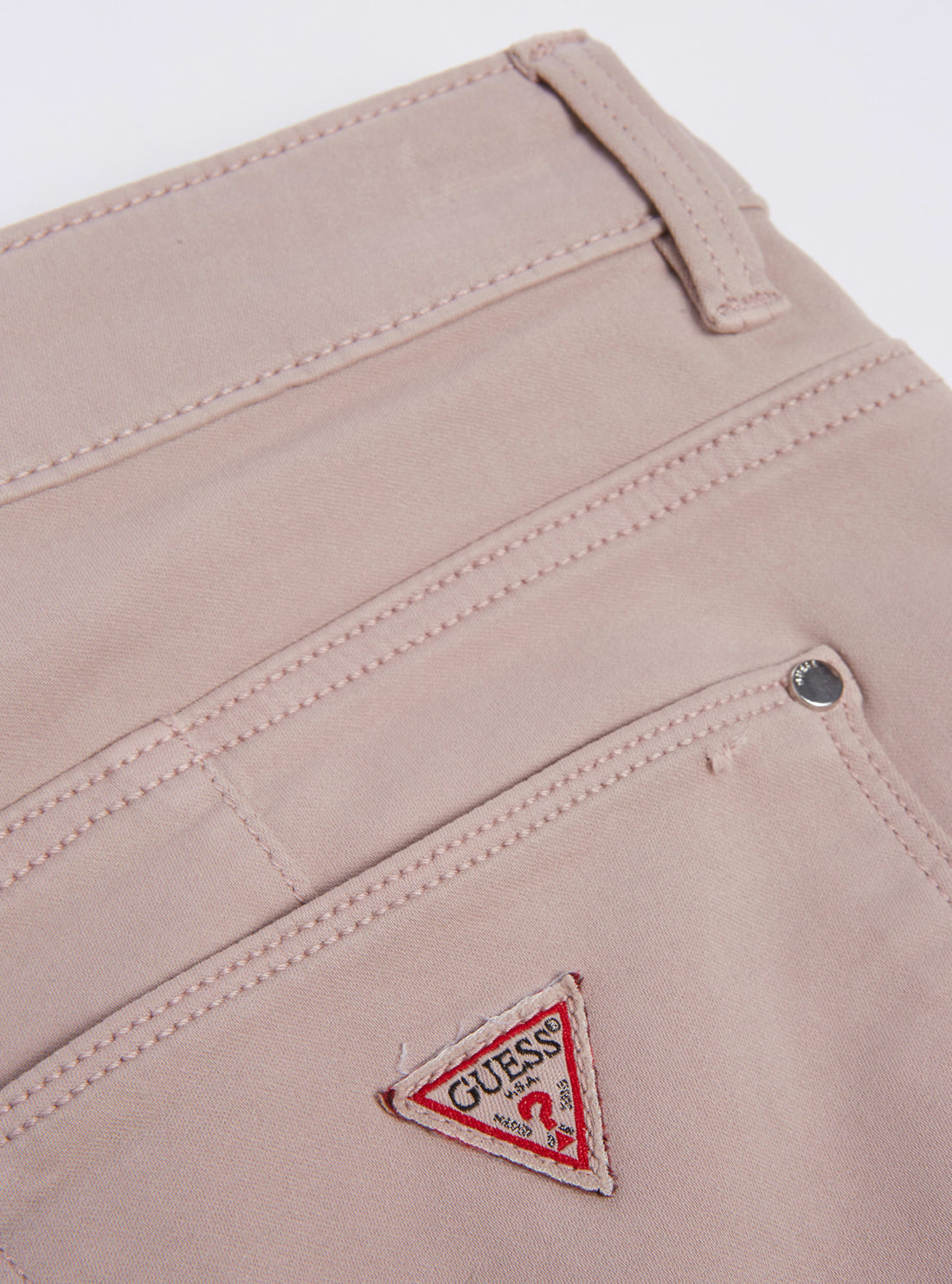 Mid-Rise Curvy Fit Skinny Denim Jeans In Rose Taupe Mid-Rise Curvy Fit Skinny Denim Jeans In Rose Taupe