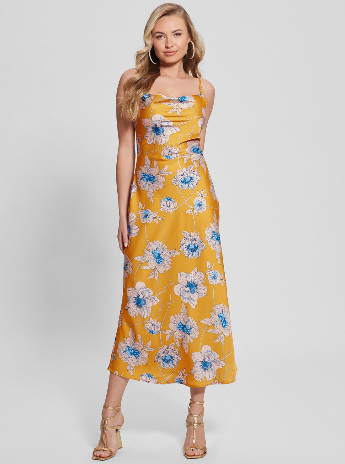 Eco Golden Bloom Print Akilina Maxi Dress Eco Golden Bloom Print Akilina Maxi Dress