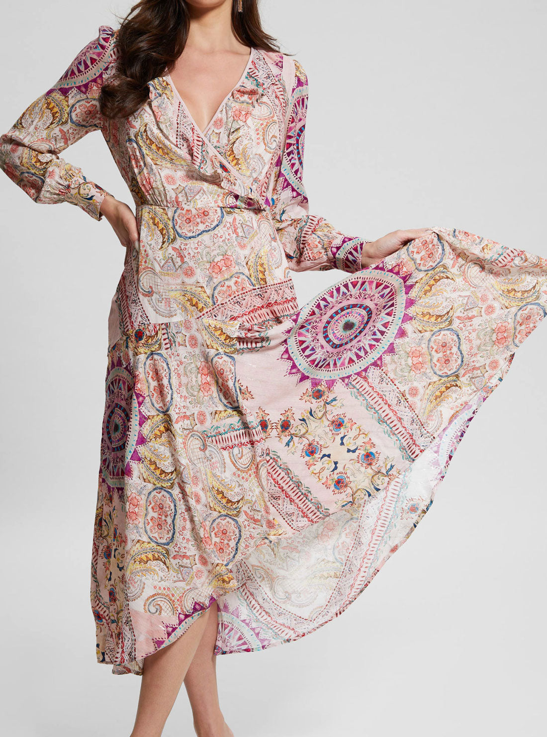 Monique Print Midi Dress