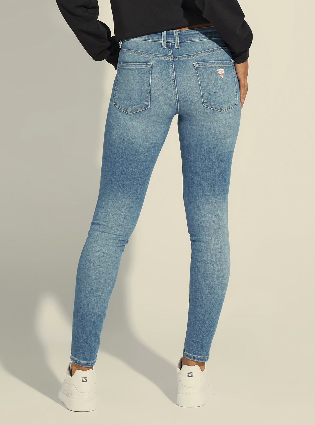Annette Mid-Rise Skinny Denim Jeans in Carrie Light Wash Annette Mid-Rise Skinny Denim Jeans in Carrie Light Wash