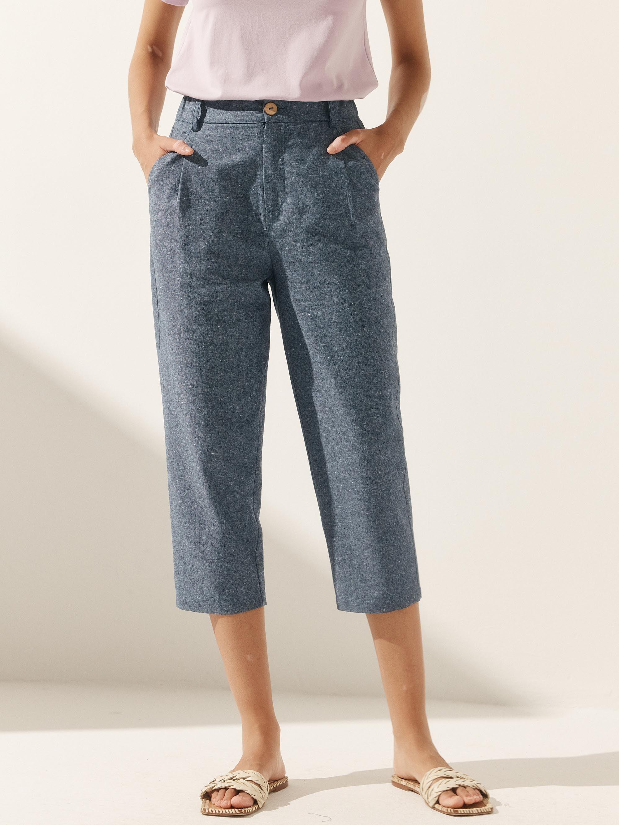 Linen Easy Elastic Waist Pants Linen Easy Elastic Waist Pants