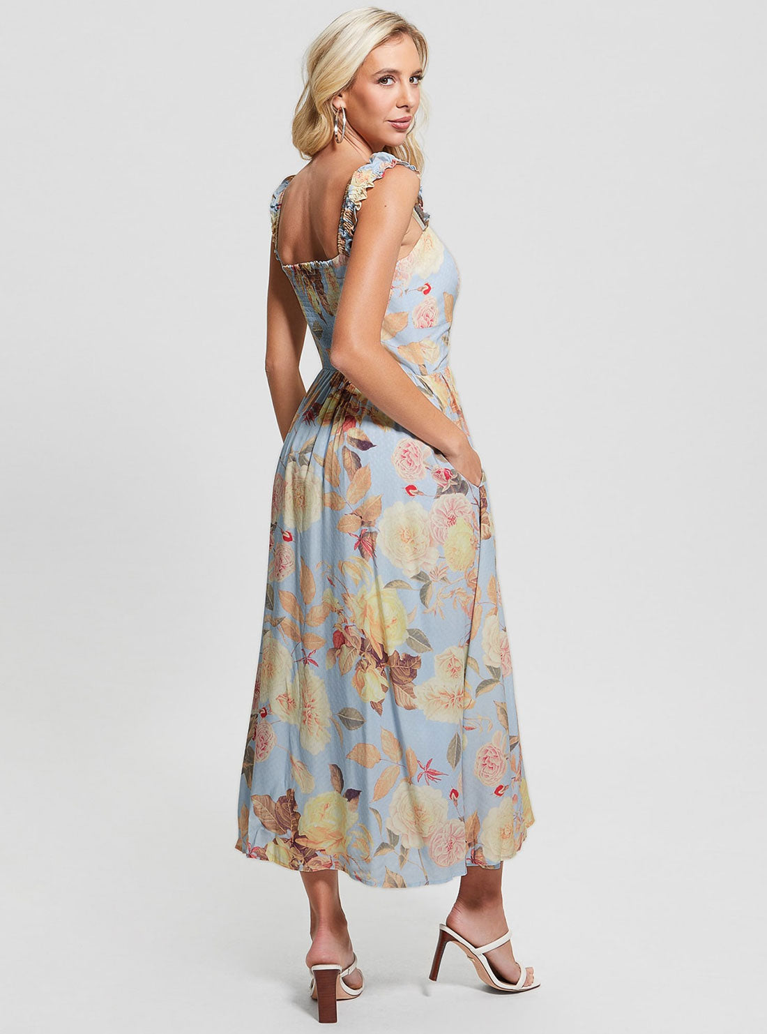 Peach Fiore Susanna Midi Dress Peach Fiore Susanna Midi Dress